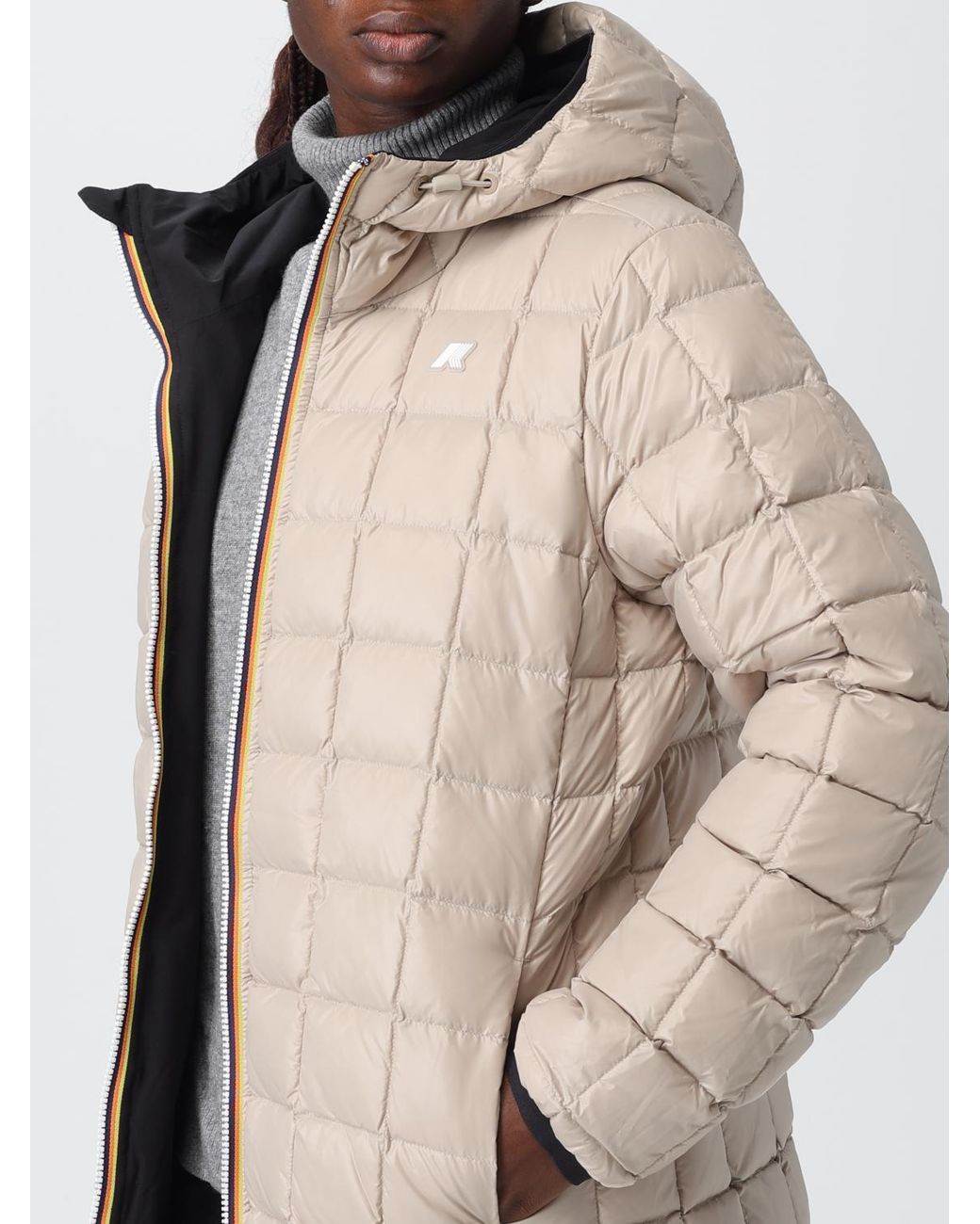 K-Way Blue Sophie St Thermo Heavy Reversible Jacket