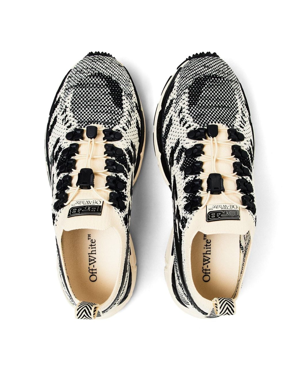 Off-White c/o Virgil Abloh Black Lightweight Knit Casual Shoes