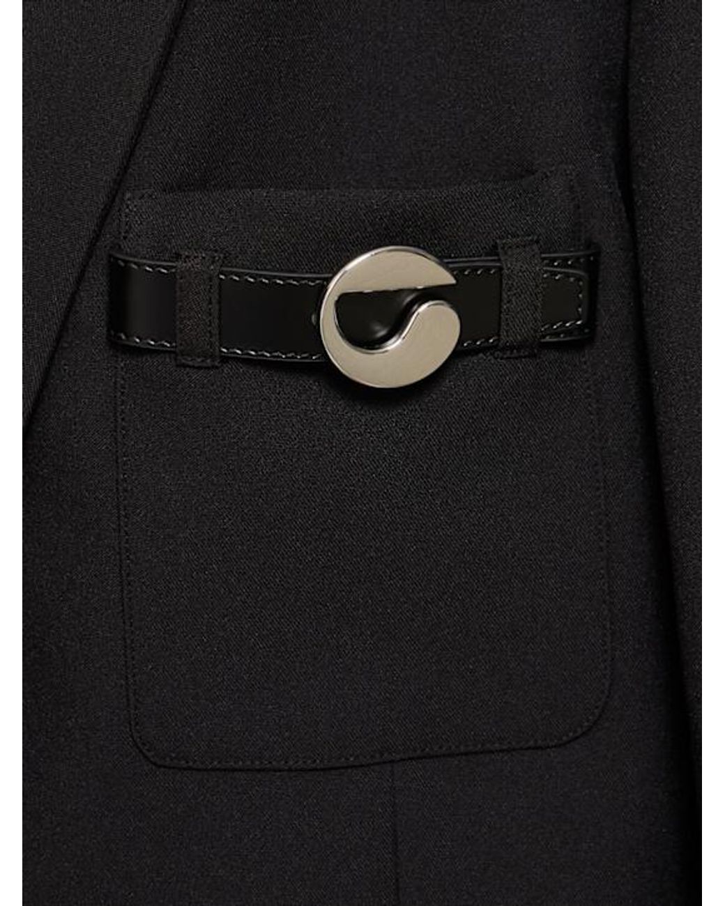 Coperni Black Long-Sleeved Suit Coat