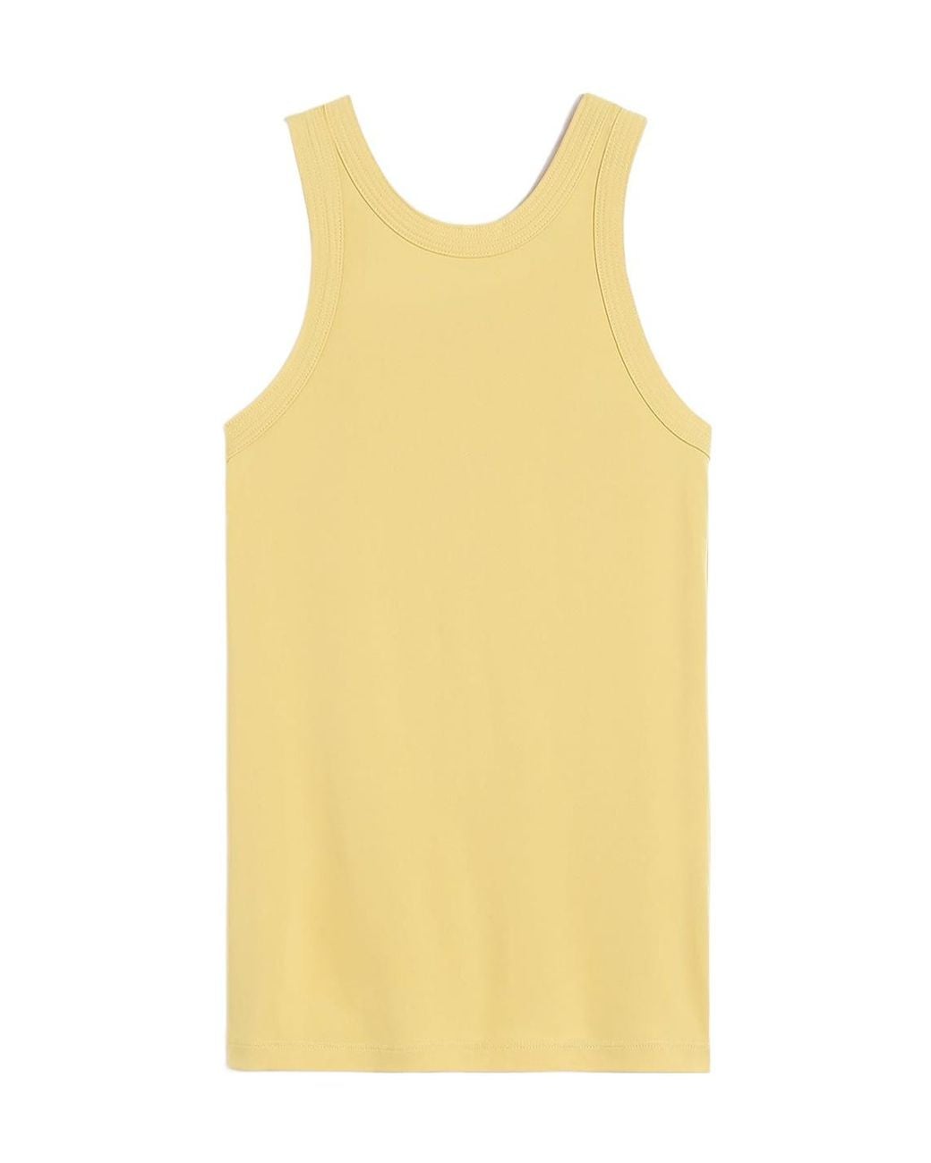 Totême Yellow Totême Fluid Sleeveless Tank Top