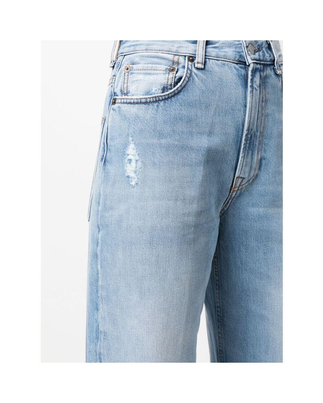 Acne Blue Relaxed Fit Jeans