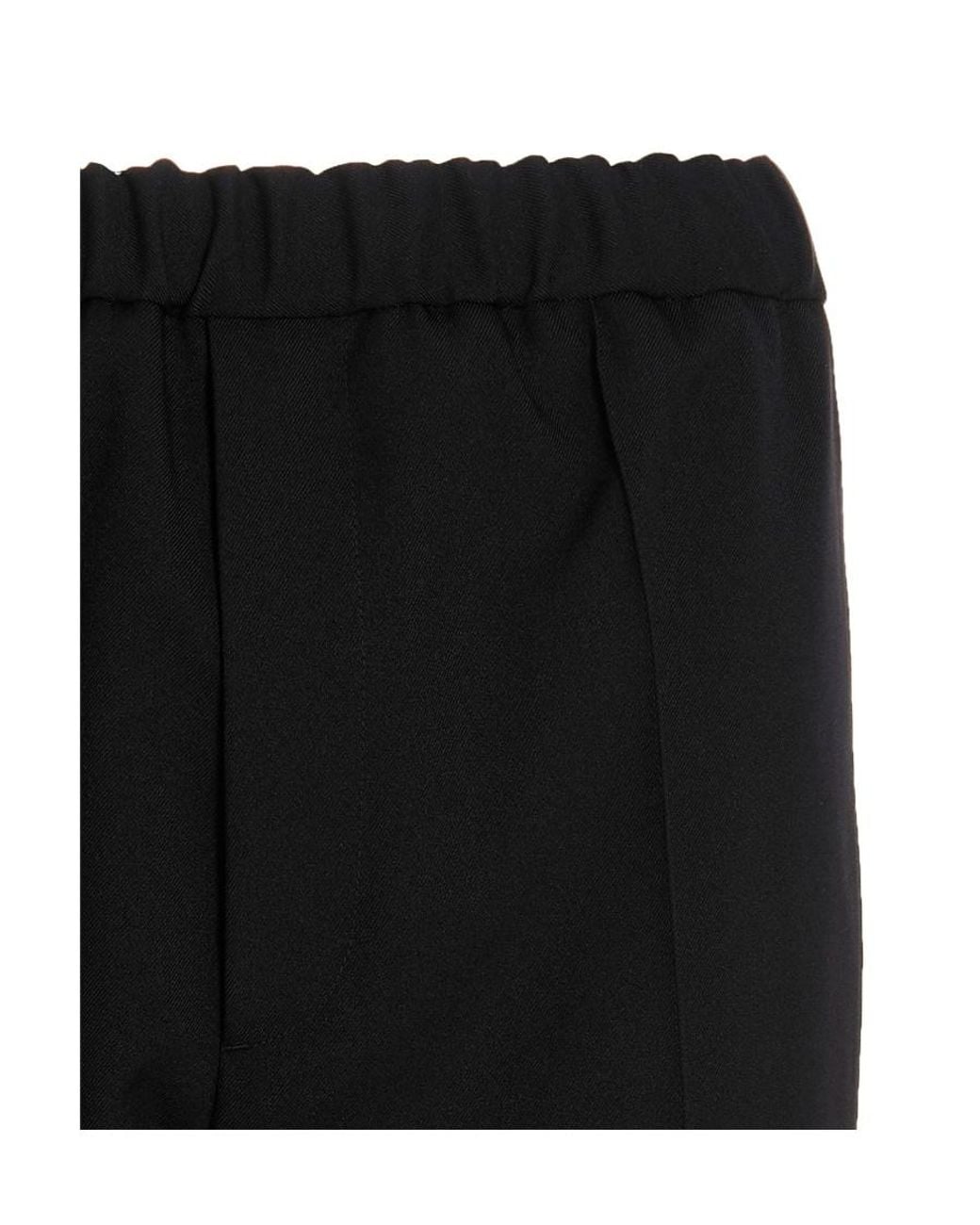 Jil Sander Black Tapered Trousers for men