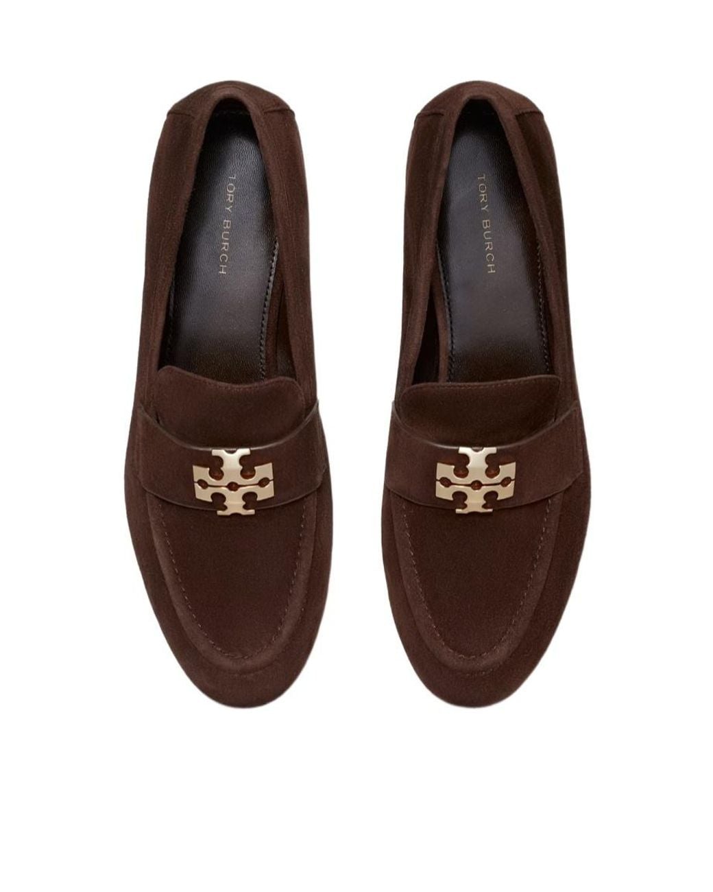 Tory Burch Brown Charlie Loafers