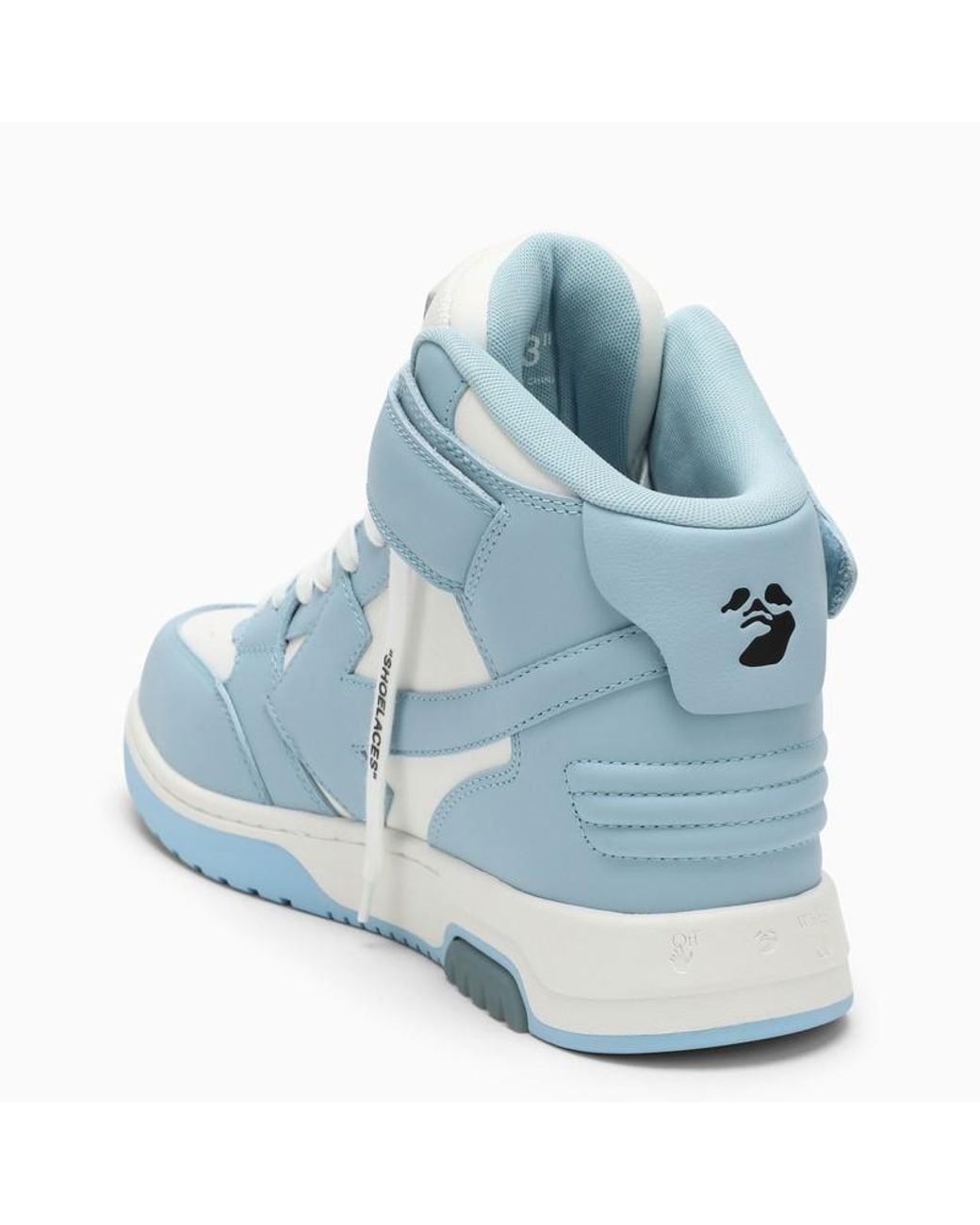 Off-White c/o Virgil Abloh Blue Out Of Office Mid-Top Sneakers for men