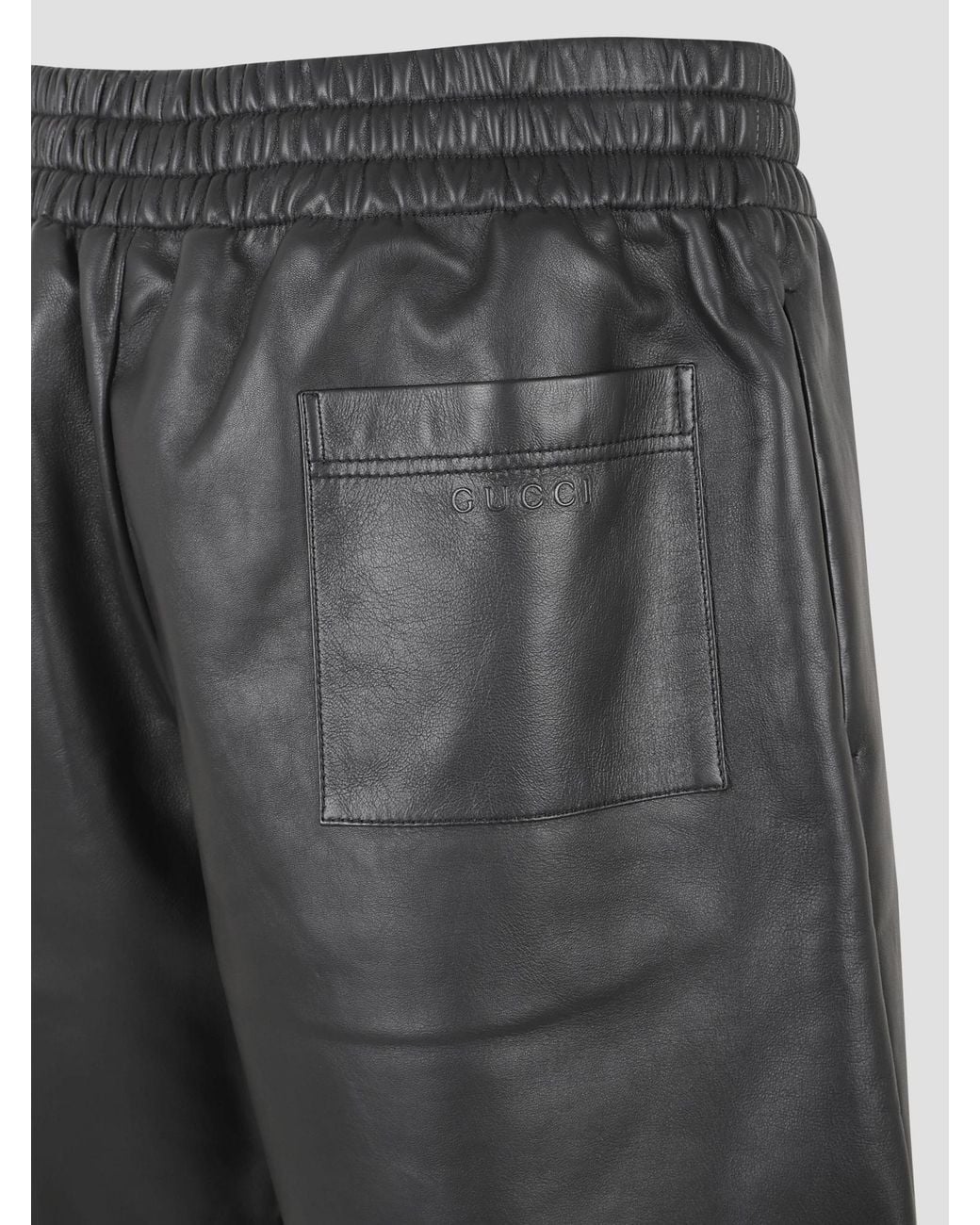 Gucci Gray Elasticated Waist Shorts for men