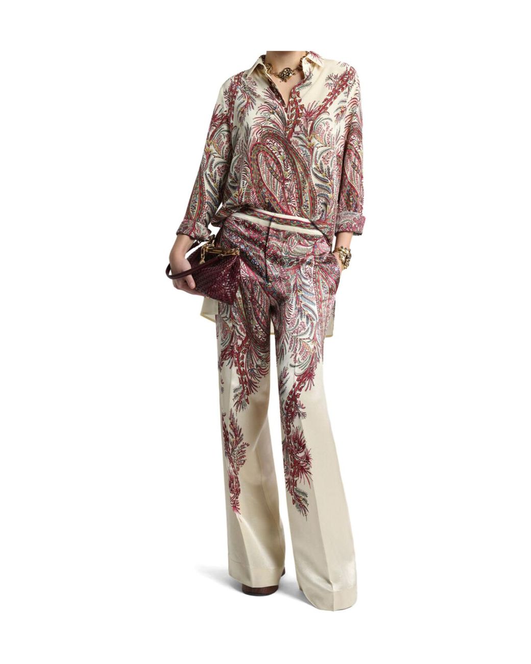 Etro Multicolor Long Sleeved Pattern-Printed Shirt