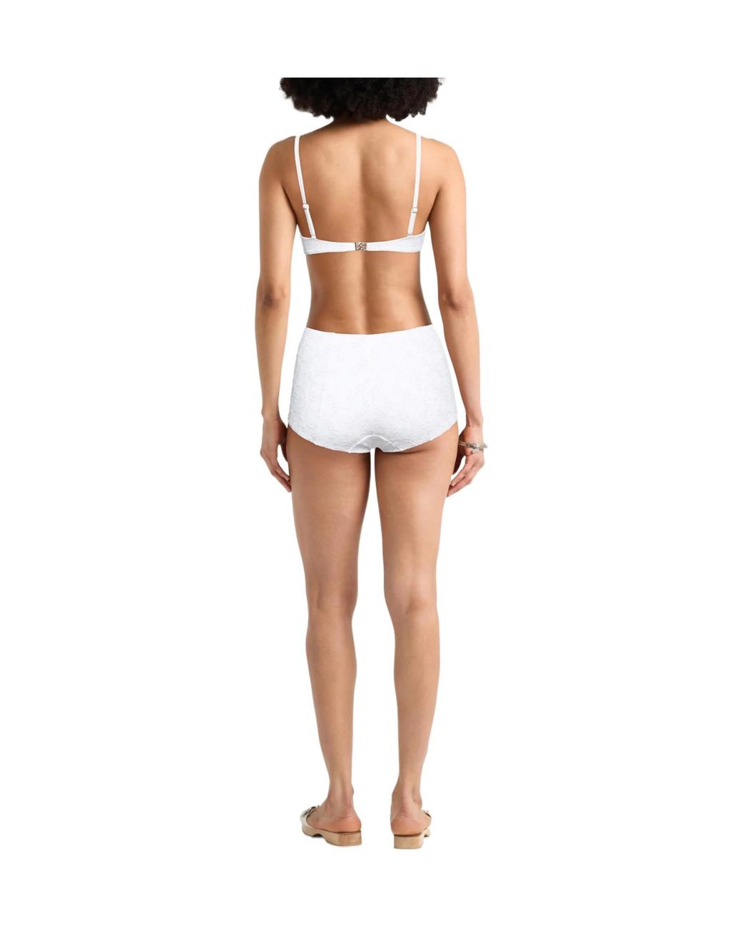 Dolce & Gabbana White Minimalist And Comfortable Swimwear