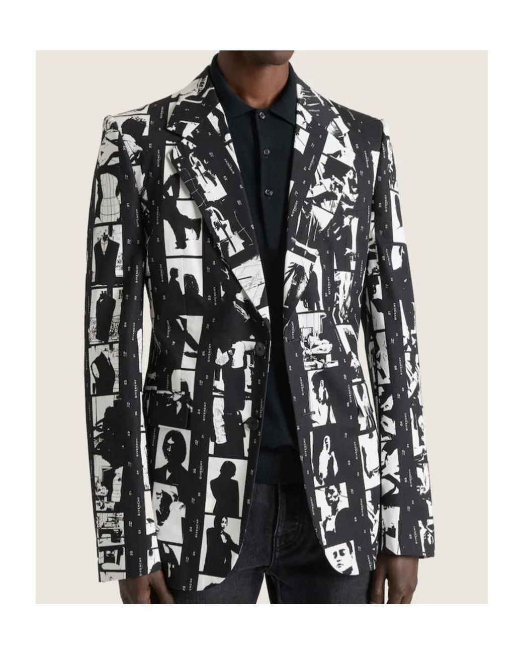 Givenchy Black Fitted Jacket for men