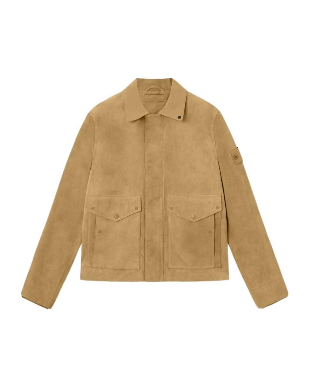 Stone Island Natural Suede Jacket for men