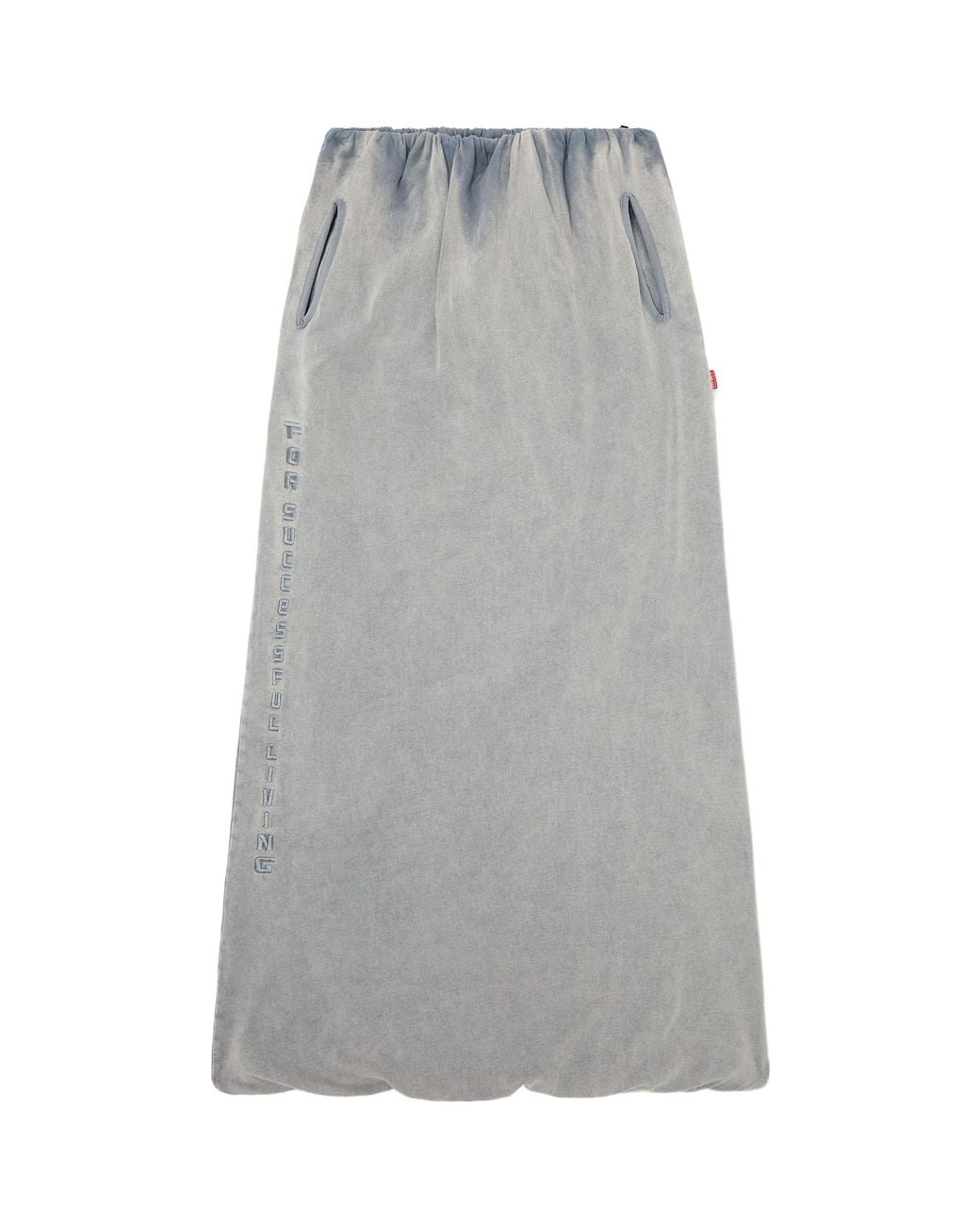 DIESEL Gray O-Reira Balloon-Shaped Maxi Skirt