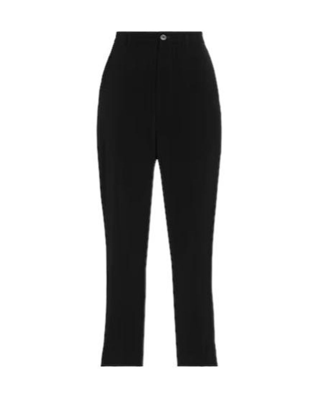 Balenciaga Black Solidcolor Stretch Casual Pants