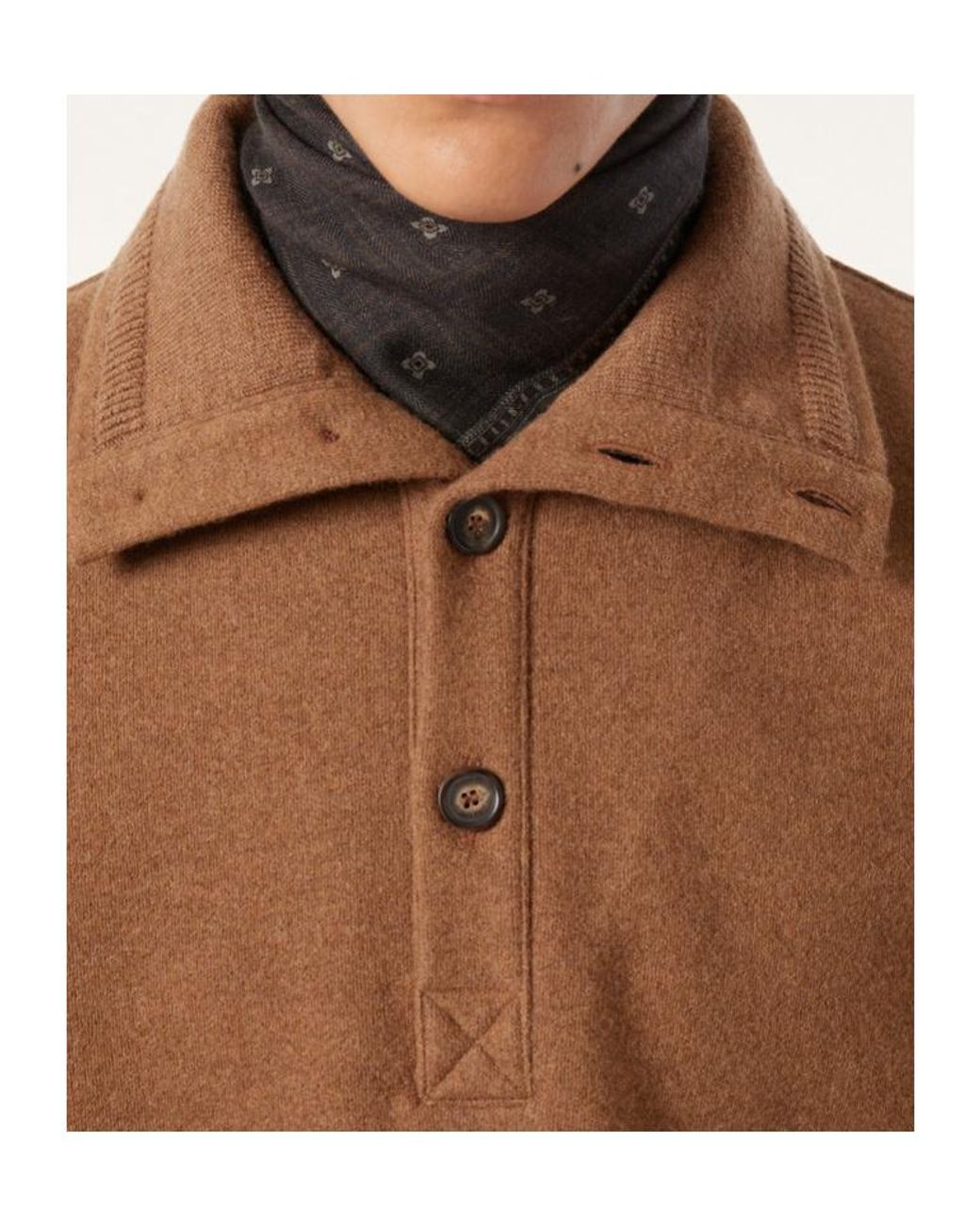 Loro Piana Brown Hazel Polo Shirt for men