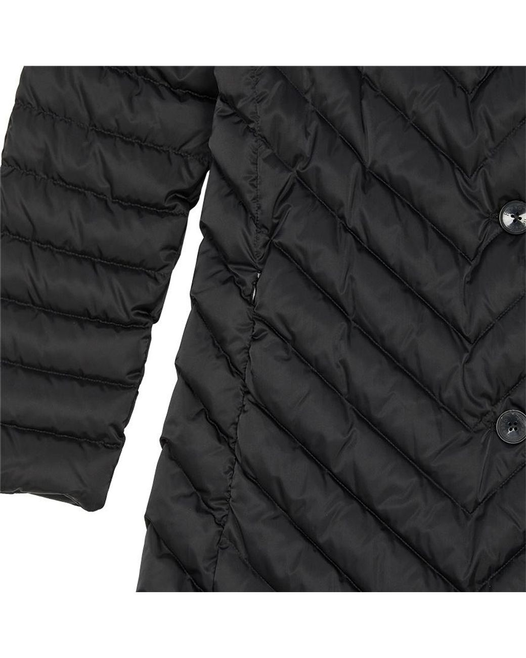 Herno Black Quilted Down Jacket