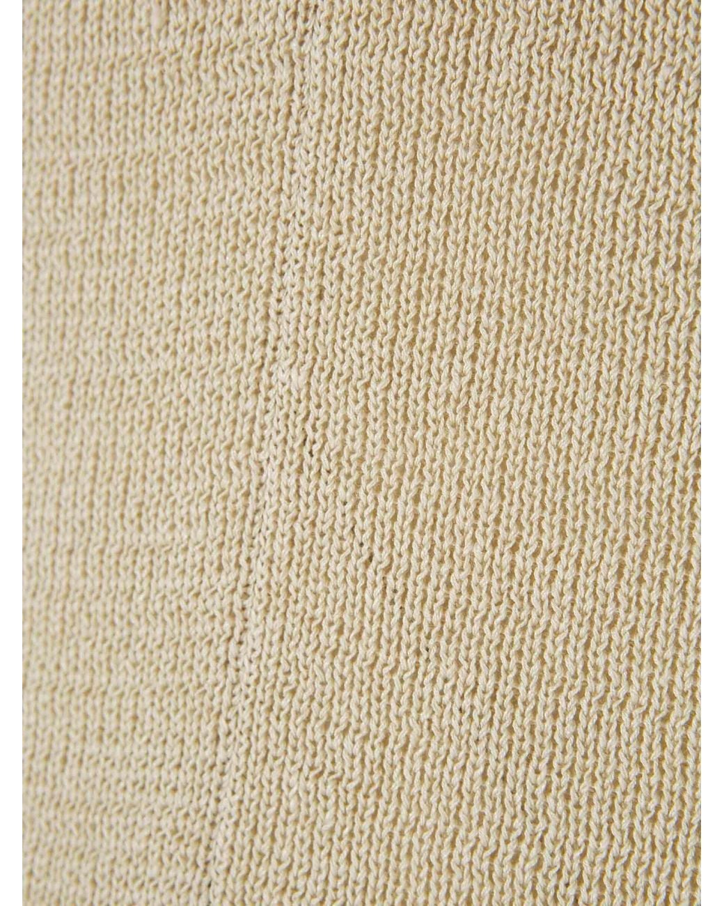 The Row Natural Fleet Sleeveless Knitted Midi Dress