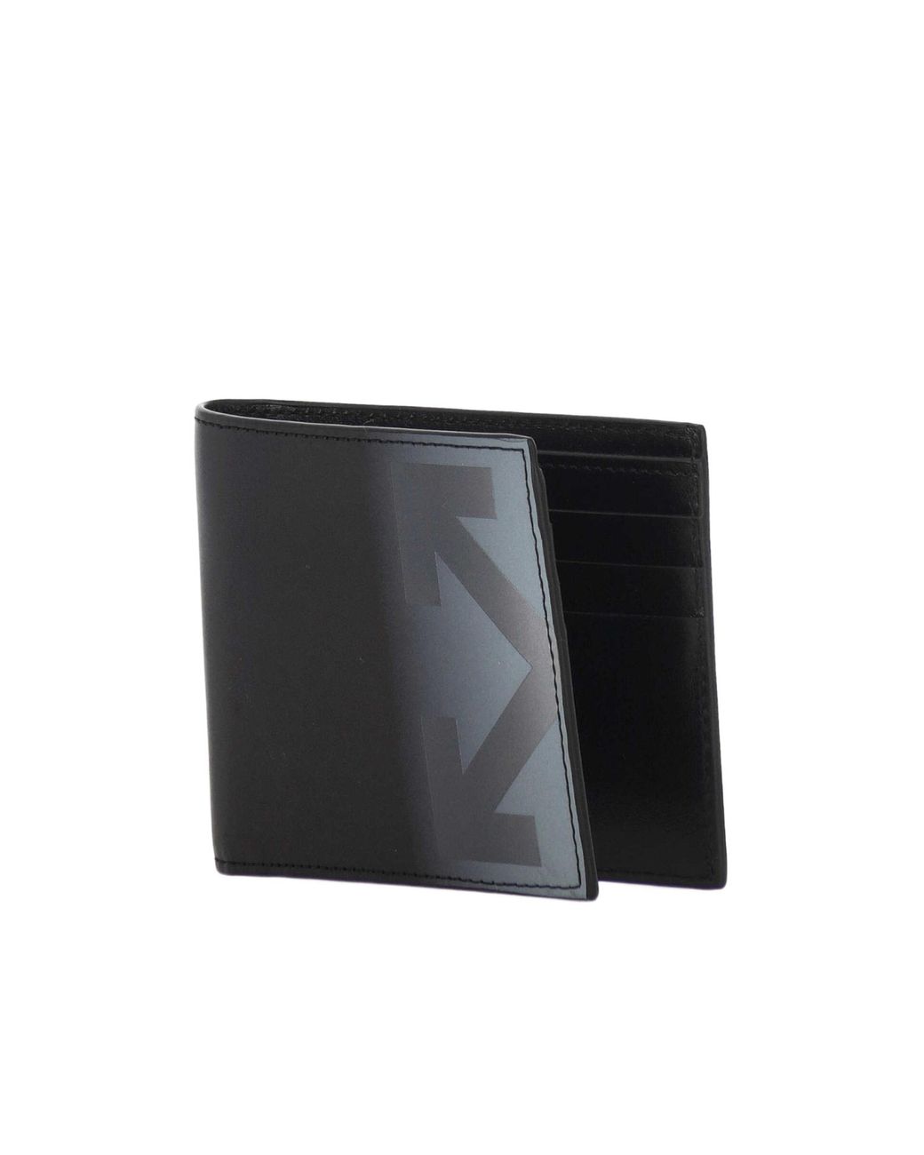Off-White c/o Virgil Abloh Black Arrows-Motif Leather Wallet for men