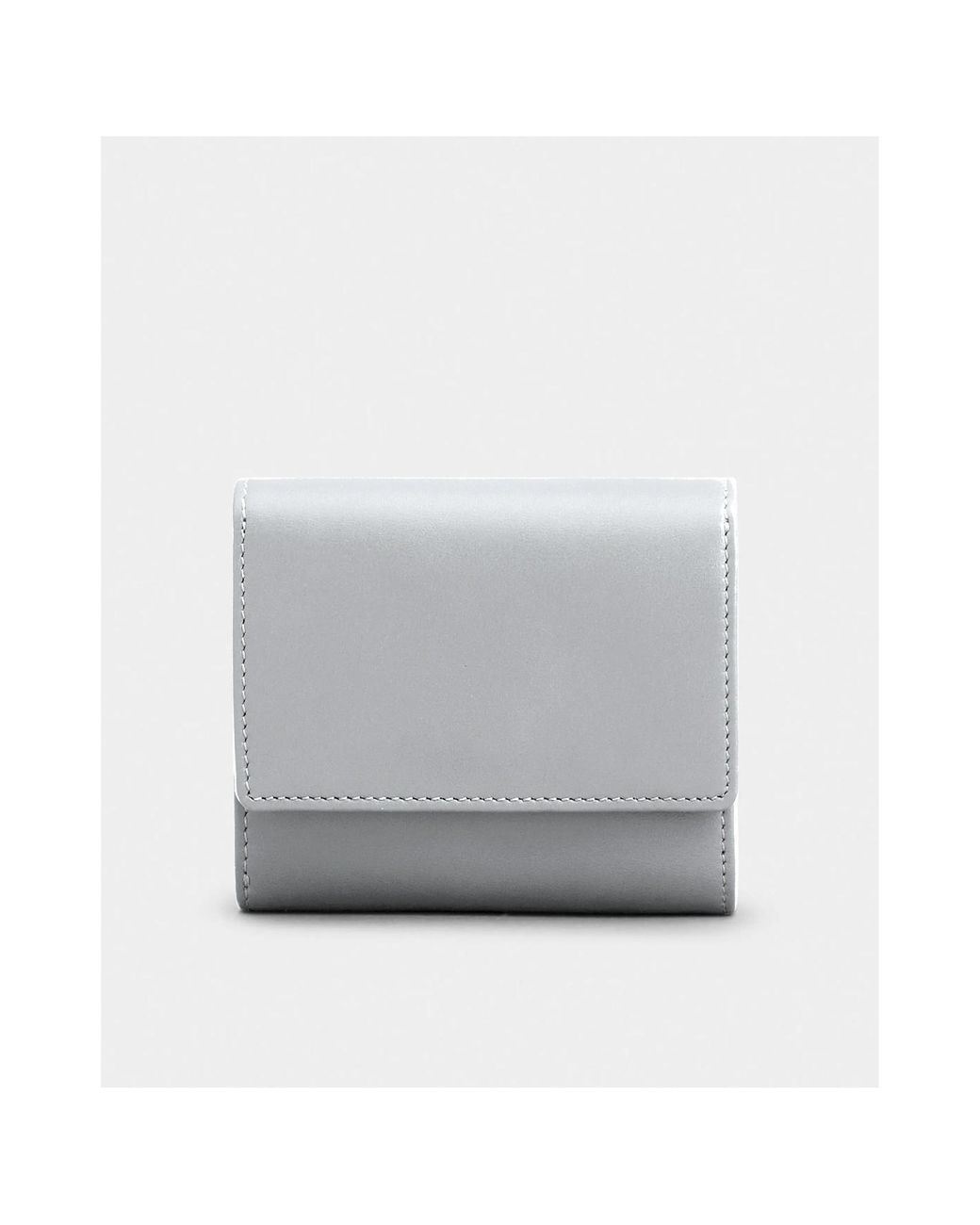 Roger Vivier White Gem-Embellished Chain Wallet