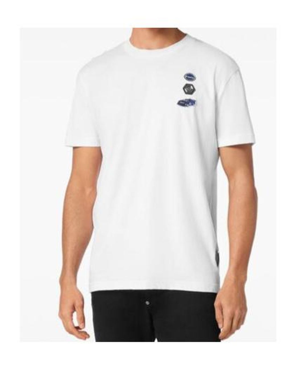 Philipp Plein White Crewneck Ss Cars Racing Jersey T-Shirt for men