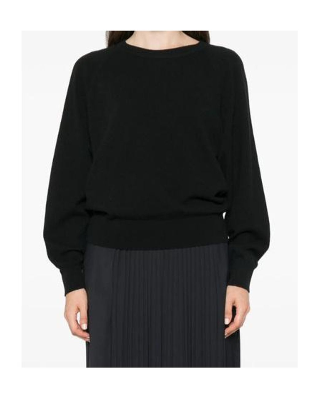 Lisa Yang Black Cambie Open-Back Knitted Jumper