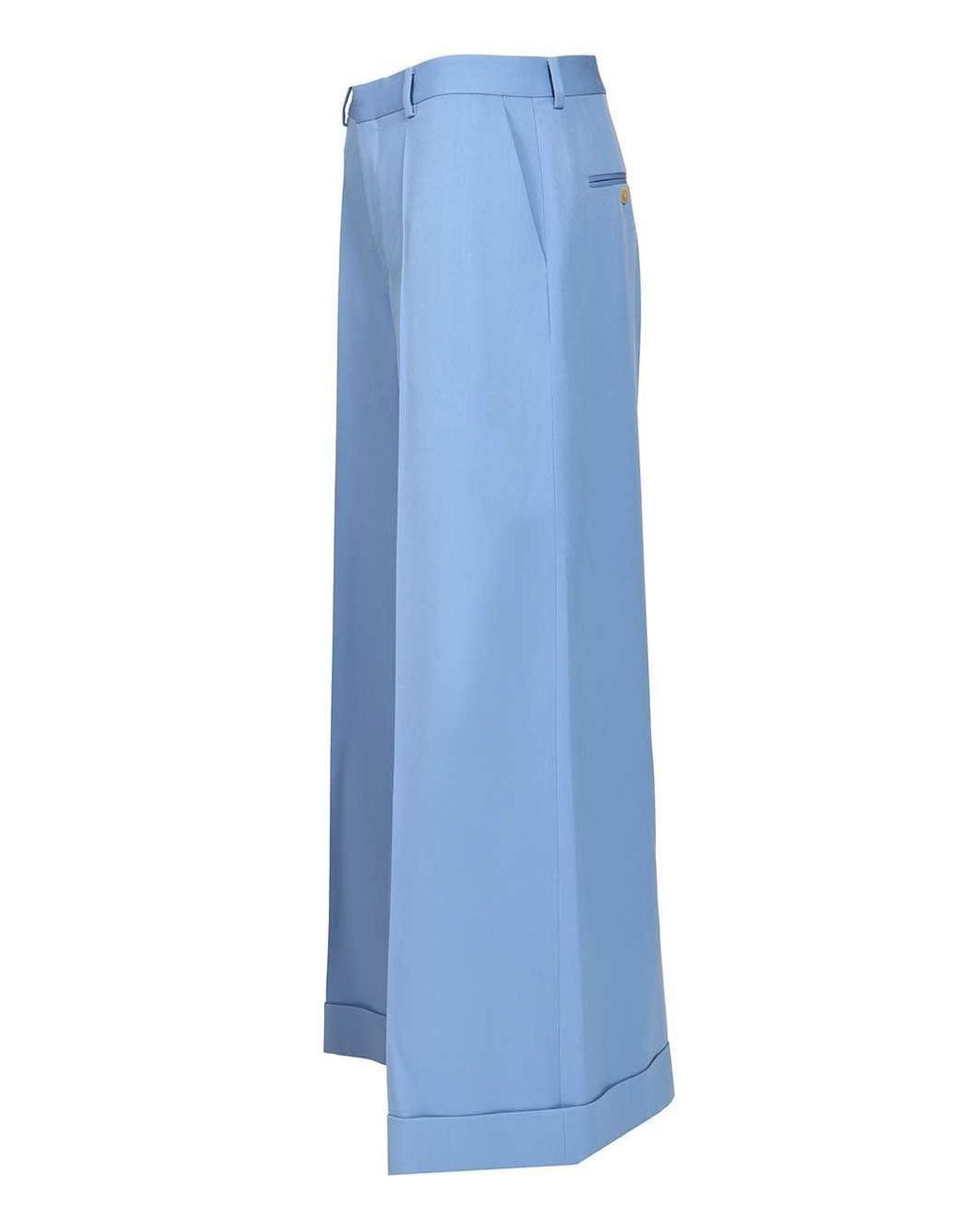 Céline Blue Long Docks Trousers