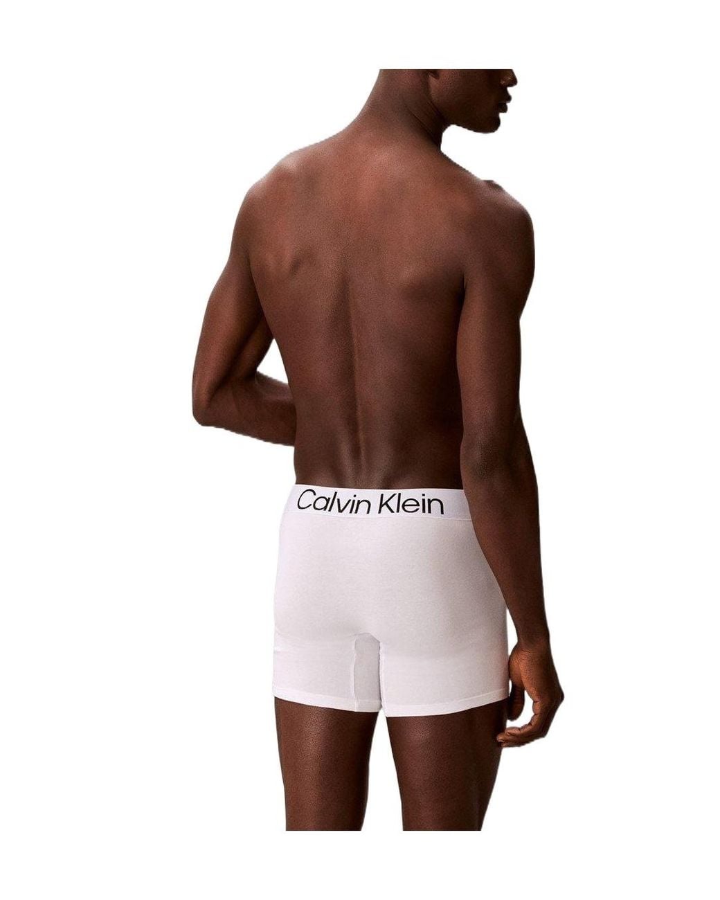 Calvin Klein Brown Solid Color Single Boxer for men