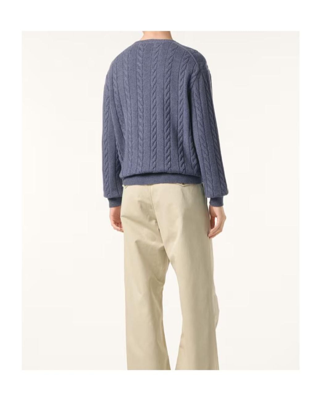 Loro Piana Blue Cedar Crewneck for men