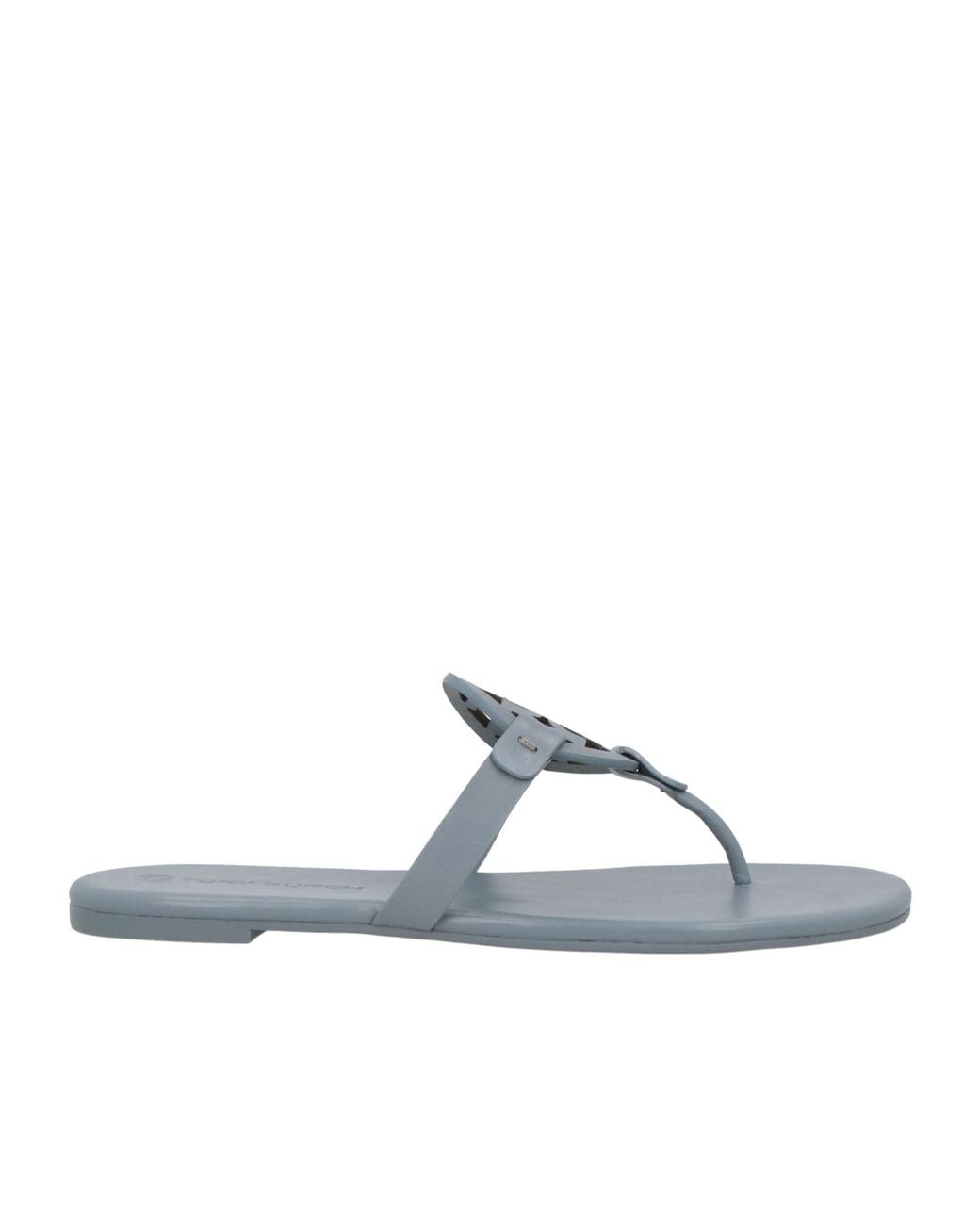 Tory Burch Gray Plain Colour Flip Flops