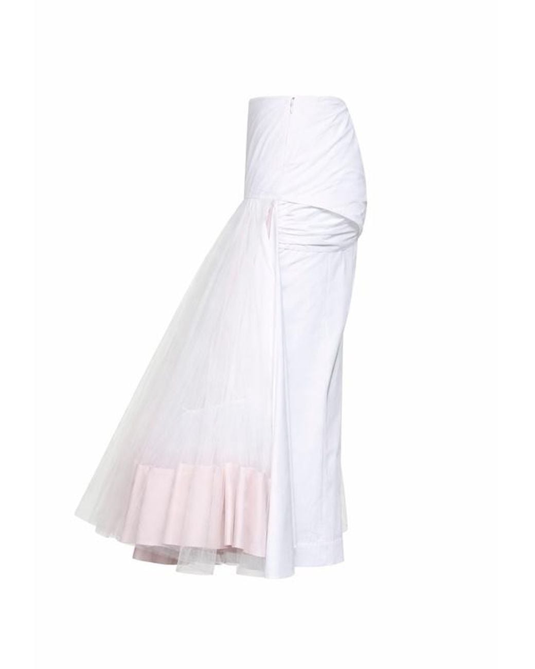 Jacquemus Pink La Jupe Mireio Layered Skirt