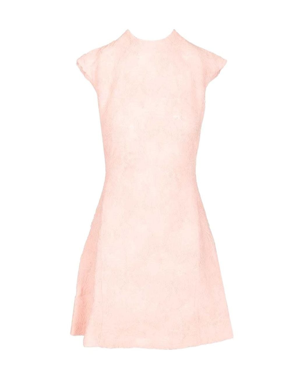 ROTATE BIRGER CHRISTENSEN Pink Mesh Mini Dress