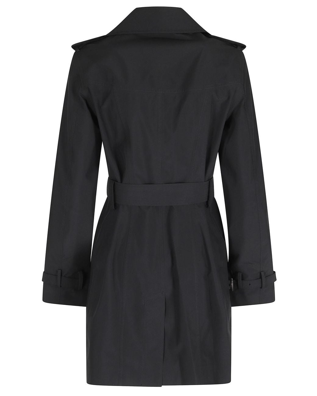 Save The Duck Black Audrey Belted Trench Coat