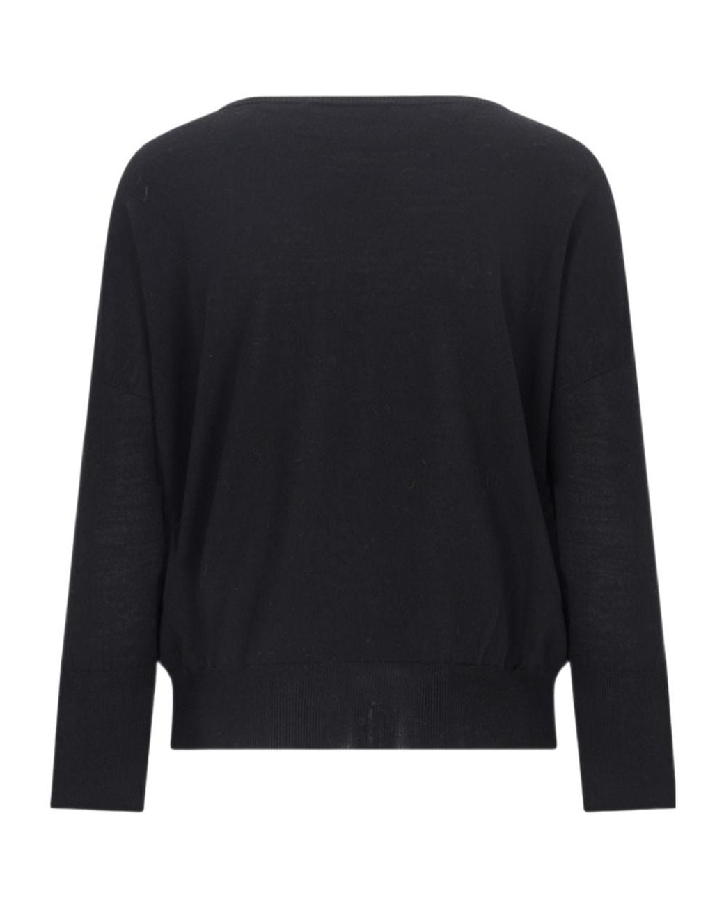 Zanone Blue Boat-Neck Knitted Jumper