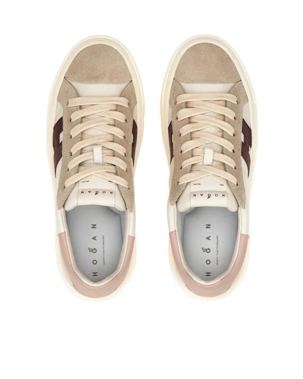 Hogan Natural Crosswind Platform Low-Top Sneakers