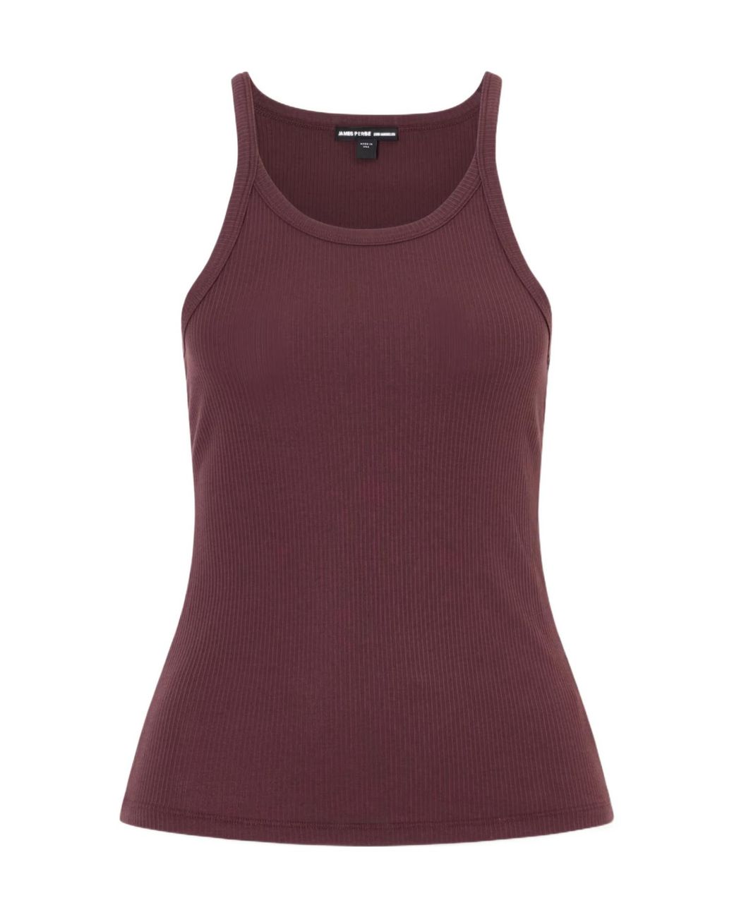 James Perse Purple Slim Fit Sleeveless Top