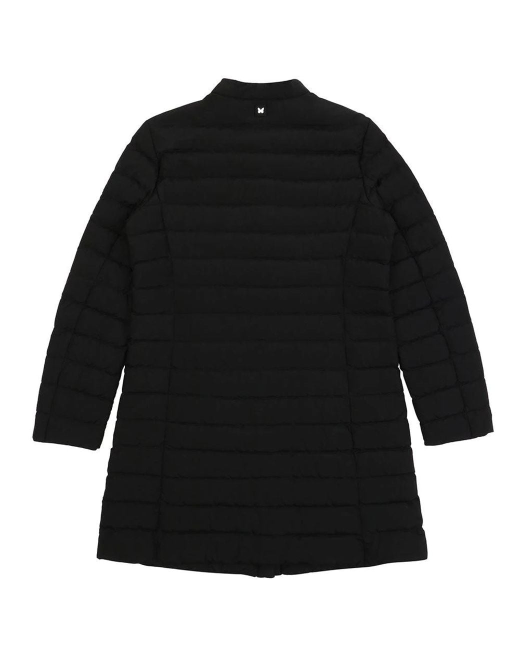 Weekend by Maxmara Black Logo Quilted Down Jacket