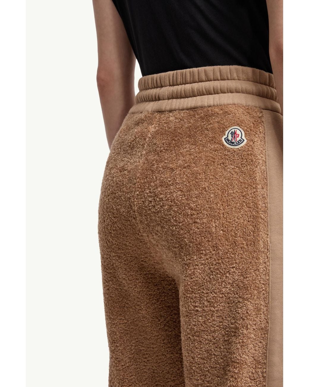 Moncler Natural Teddy Track Pants