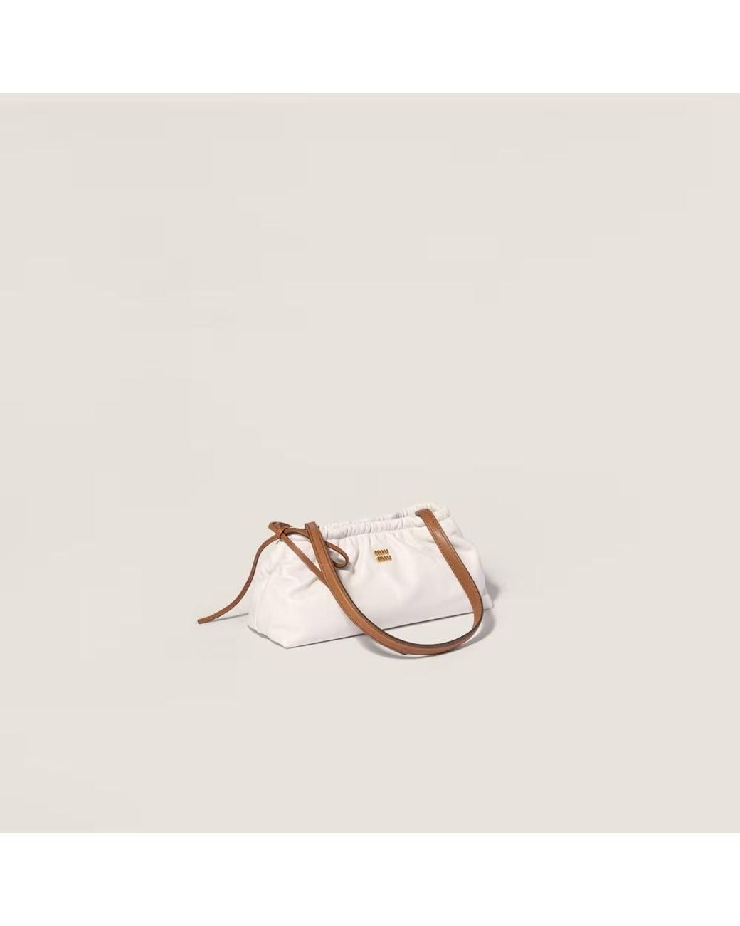 Miu Miu Pink Nappa Leather Pouch