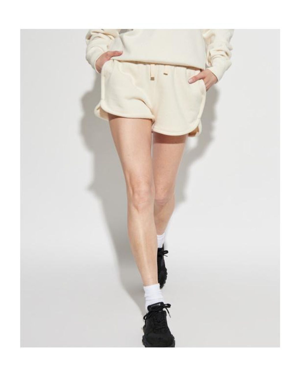 Jil Sander White Emblem Shorts