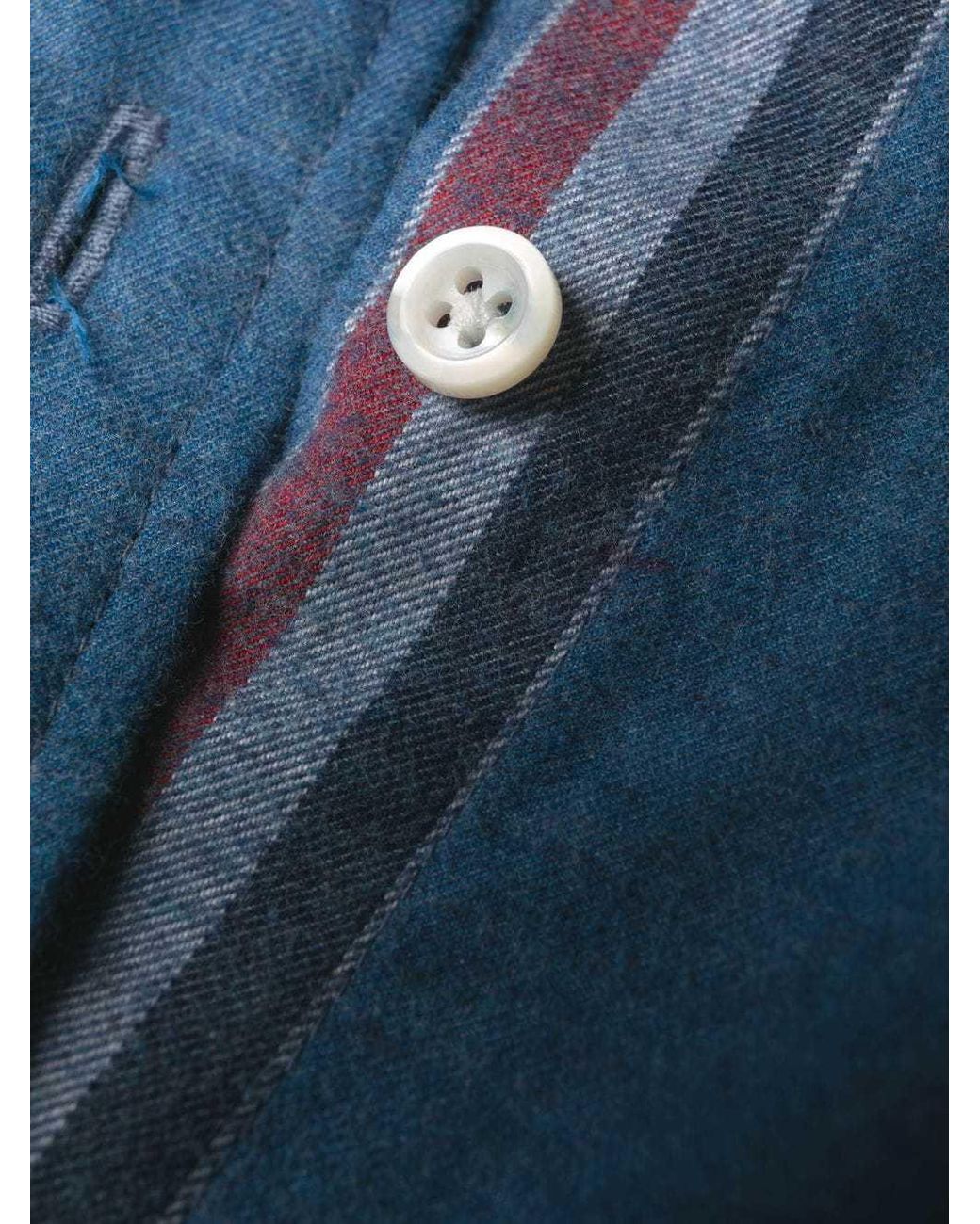 Thom Browne Blue Collared Button-Up Shirt Dress
