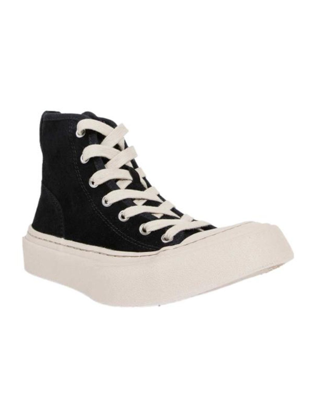 Ann Demeulemeester Black Sarin Vulcanized Mid-Top Sneakers for men