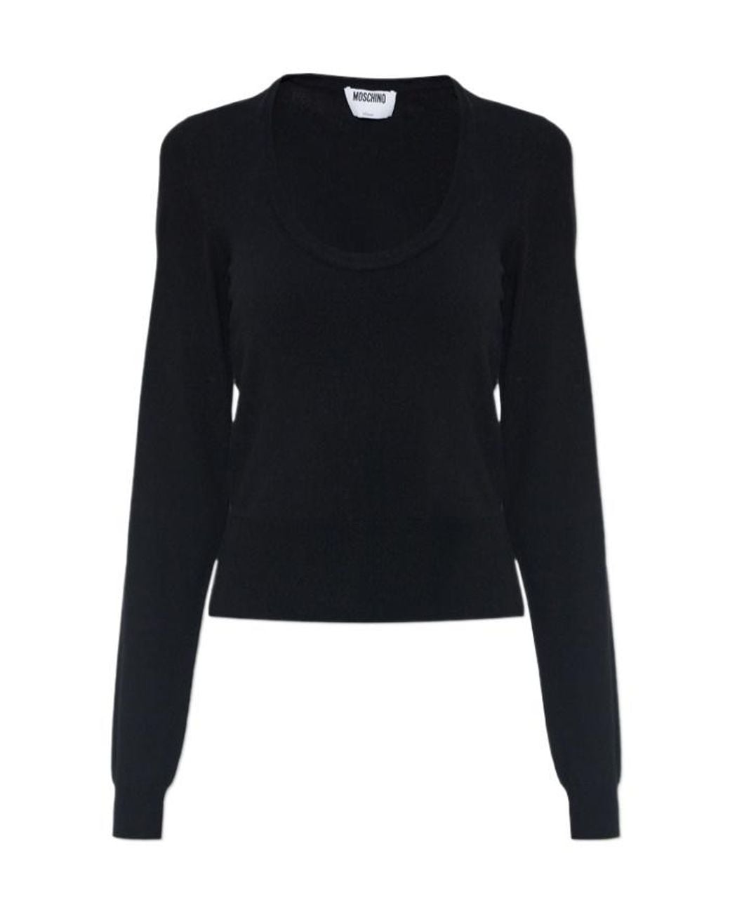 Moschino Black Long-Sleeve Sweatshirt
