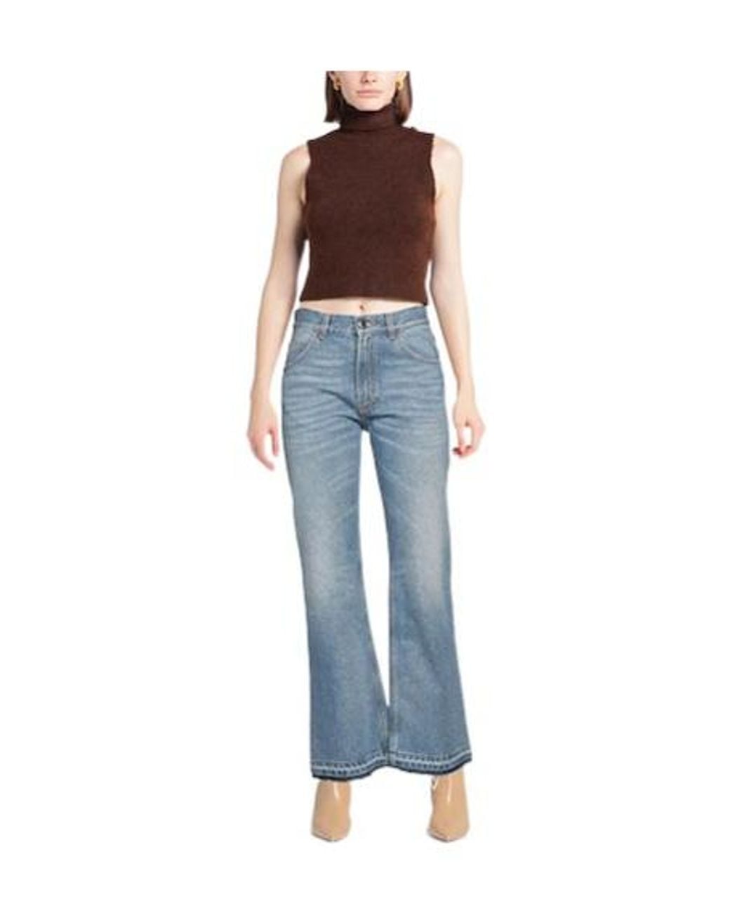 Chloé Blue Straight-Leg Jeans