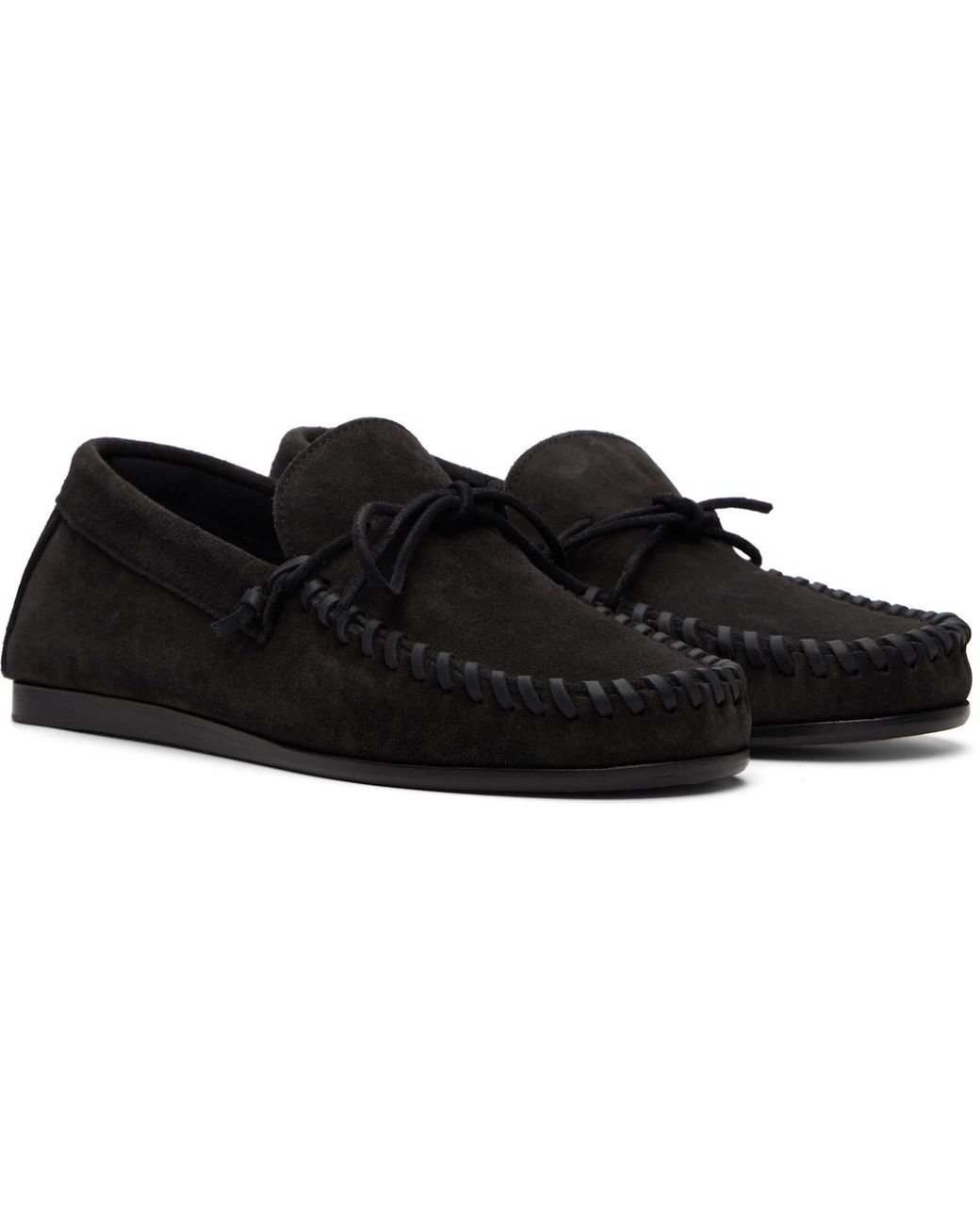 Isabel Marant Black Fitzo Loafers for men