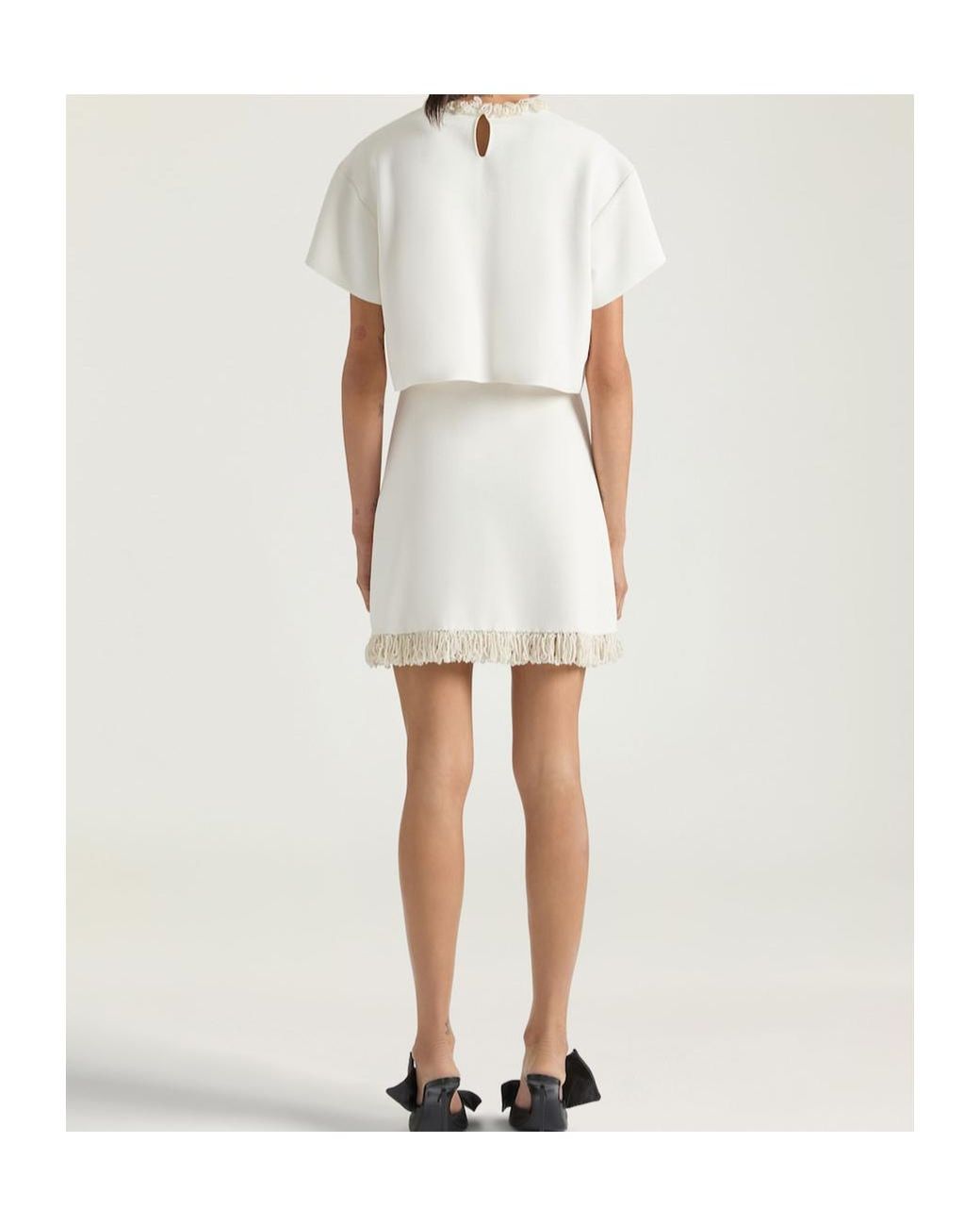 Givenchy White Crop Top