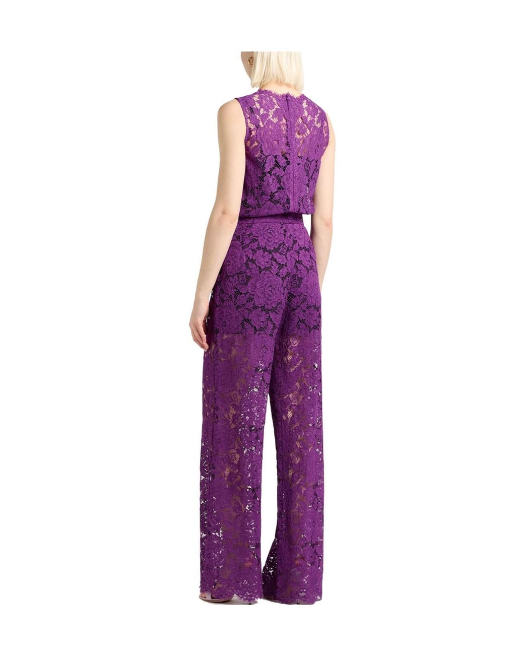 Dolce & Gabbana Purple Loose-Fitting Trousers