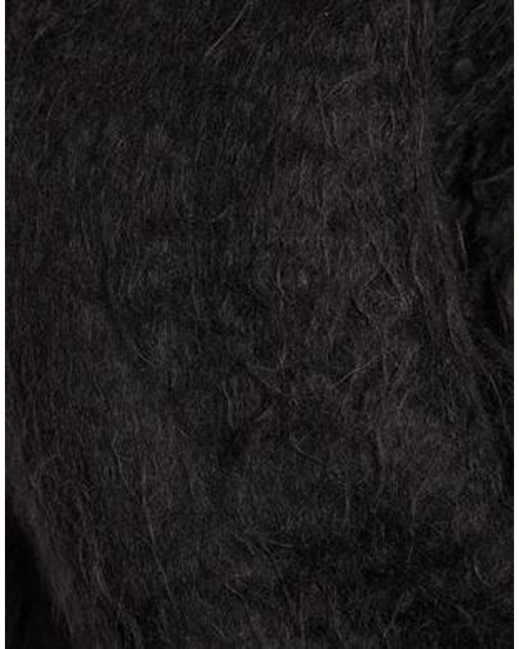 Rick Owens Black Asymmetric Ruched Top