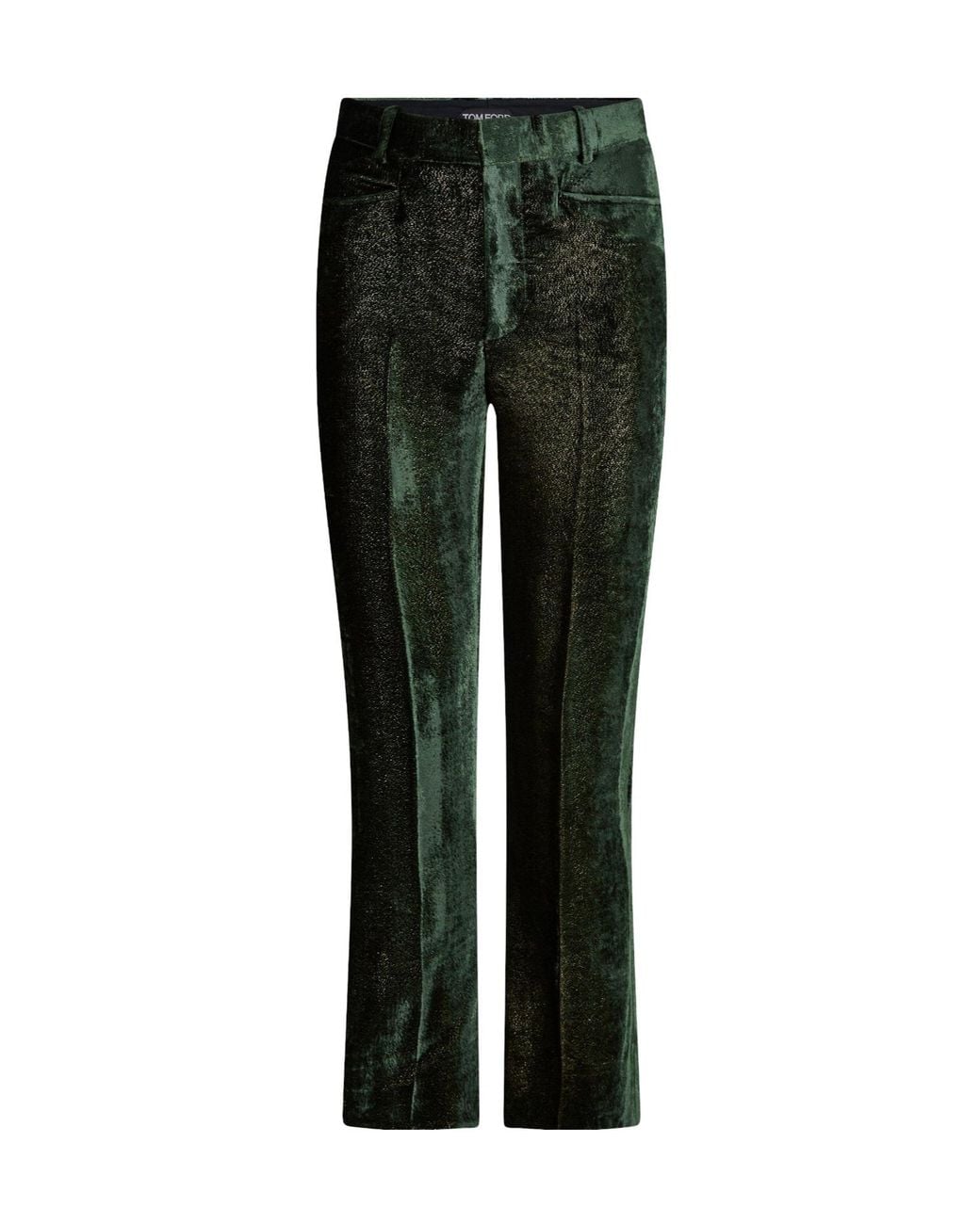 Tom Ford Green Velvet Flared Trousers