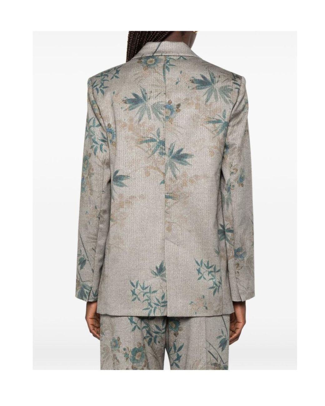 Forte_forte Gray Le Bambou Secret Single-Breasted Blazer