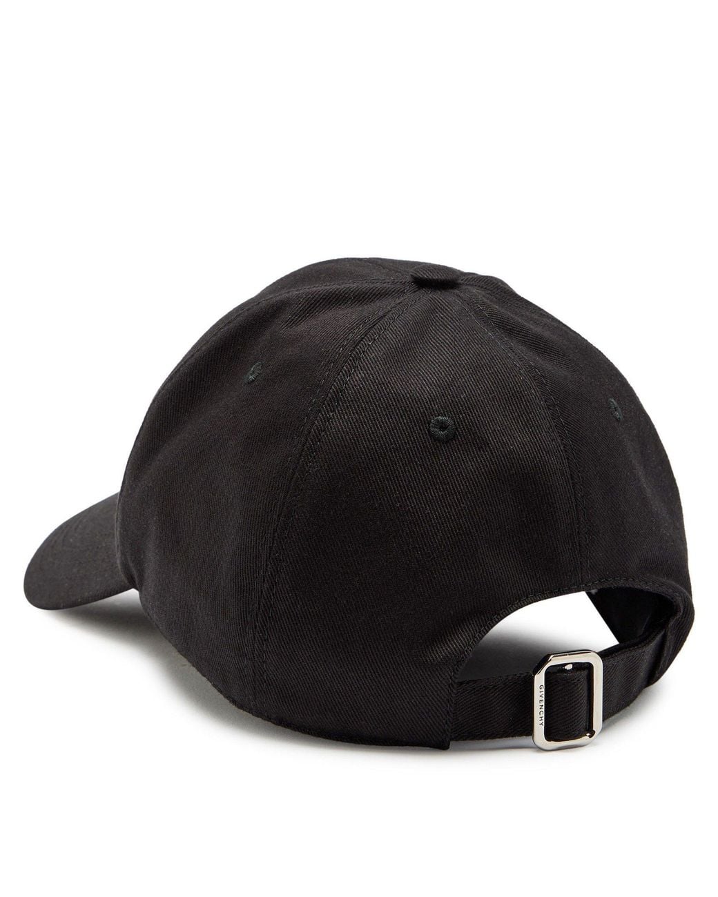 Givenchy Black Canvas Baseball Cap for men