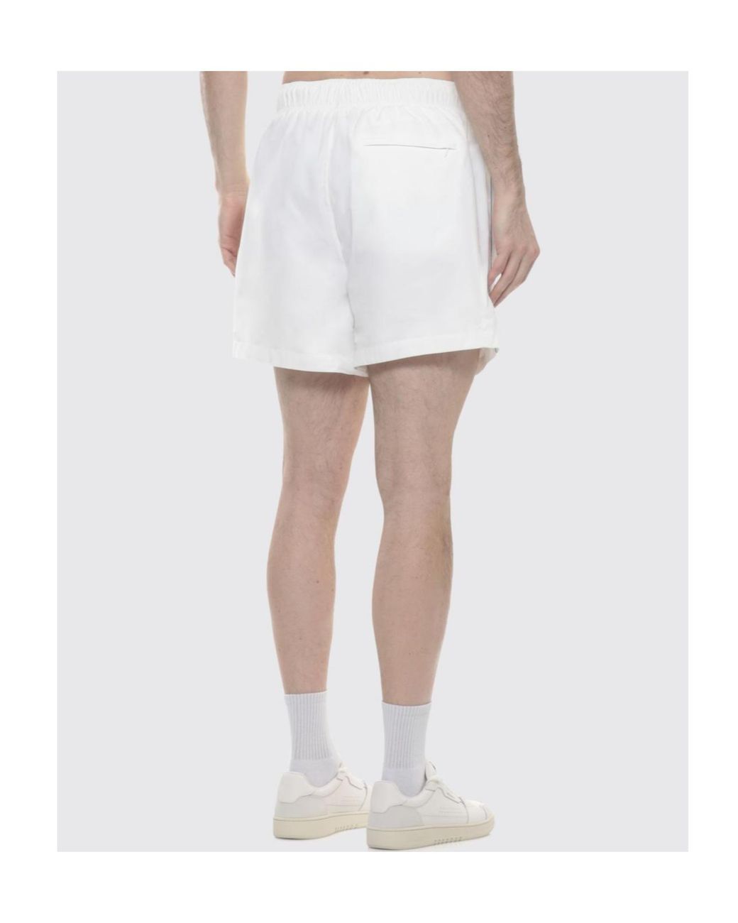 Casablanca White Logo-Printed Shorts for men