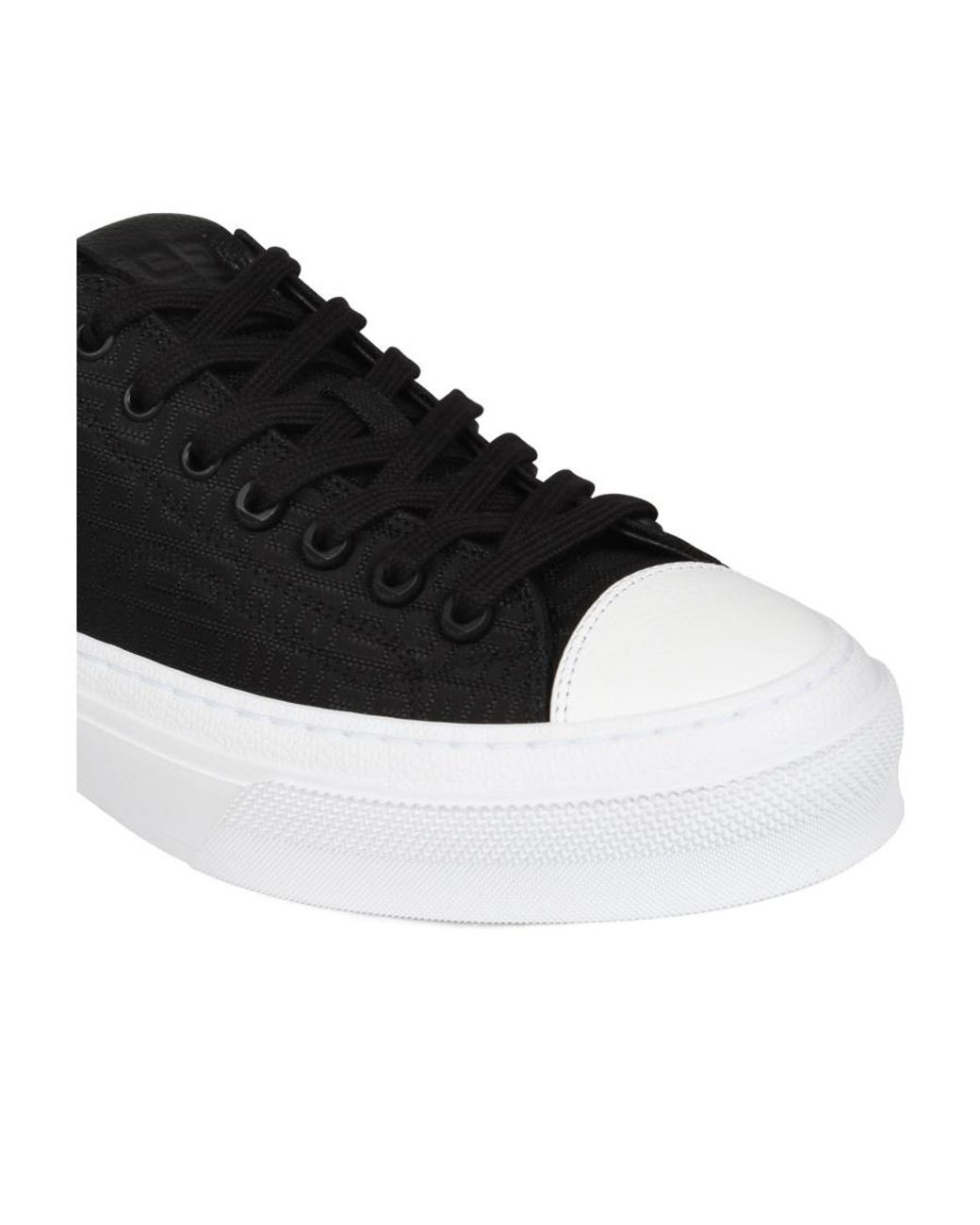 Givenchy Black City Low Lace-Up Sneakers for men