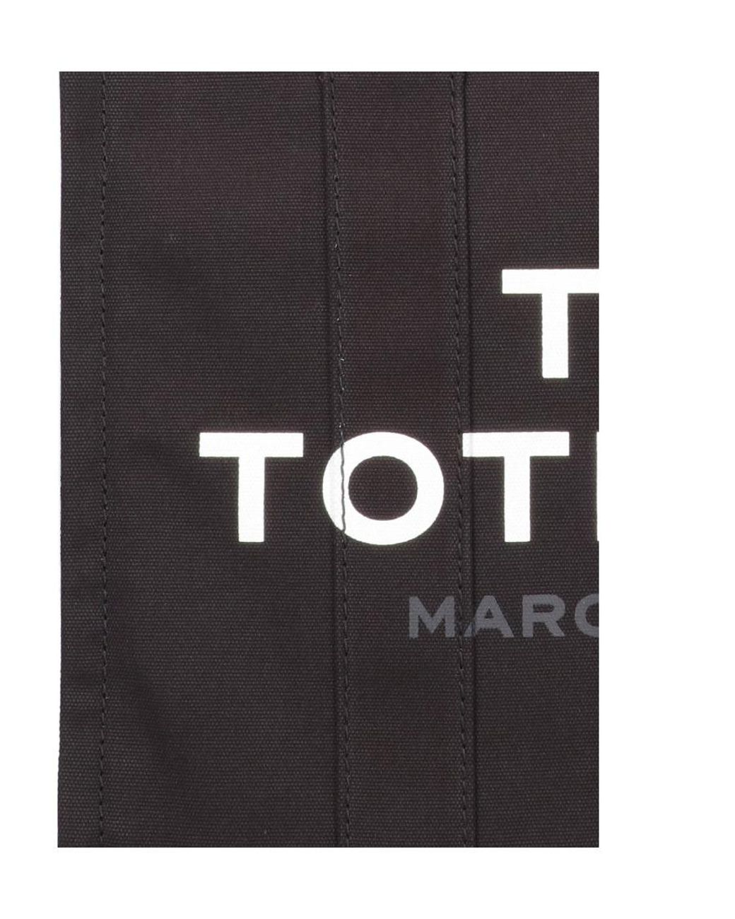Marc Jacobs Black Logo Printed Handbag